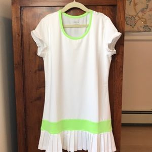 Fresh Tennis 🎾 Whites! Fila kiddie couture tennis dress. NWT. Medium (8-10)